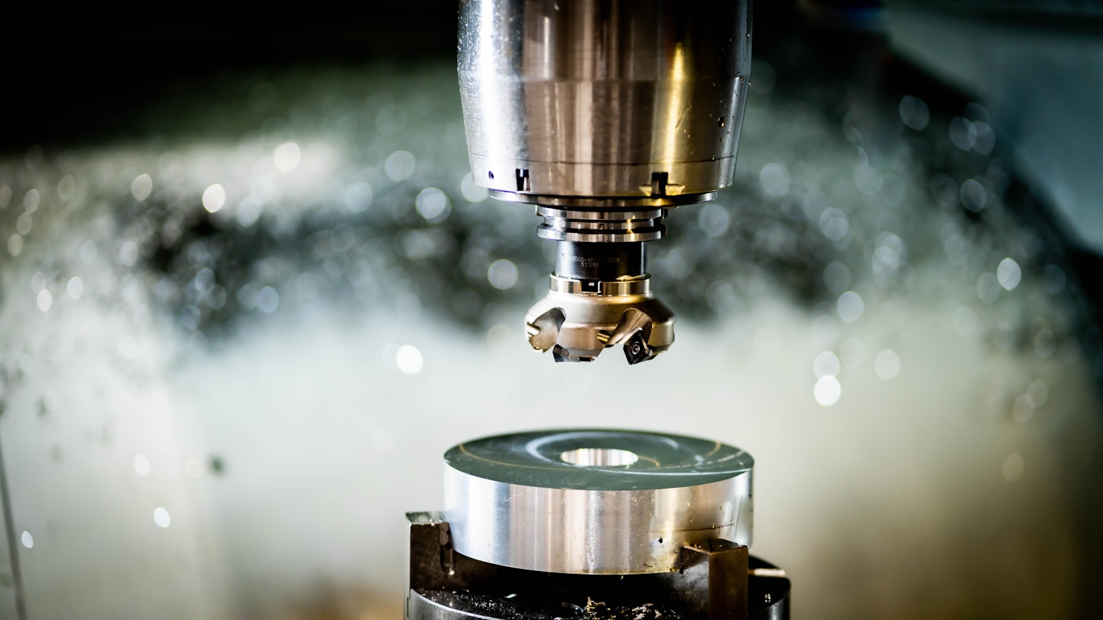 CNC machining of a custom metal component